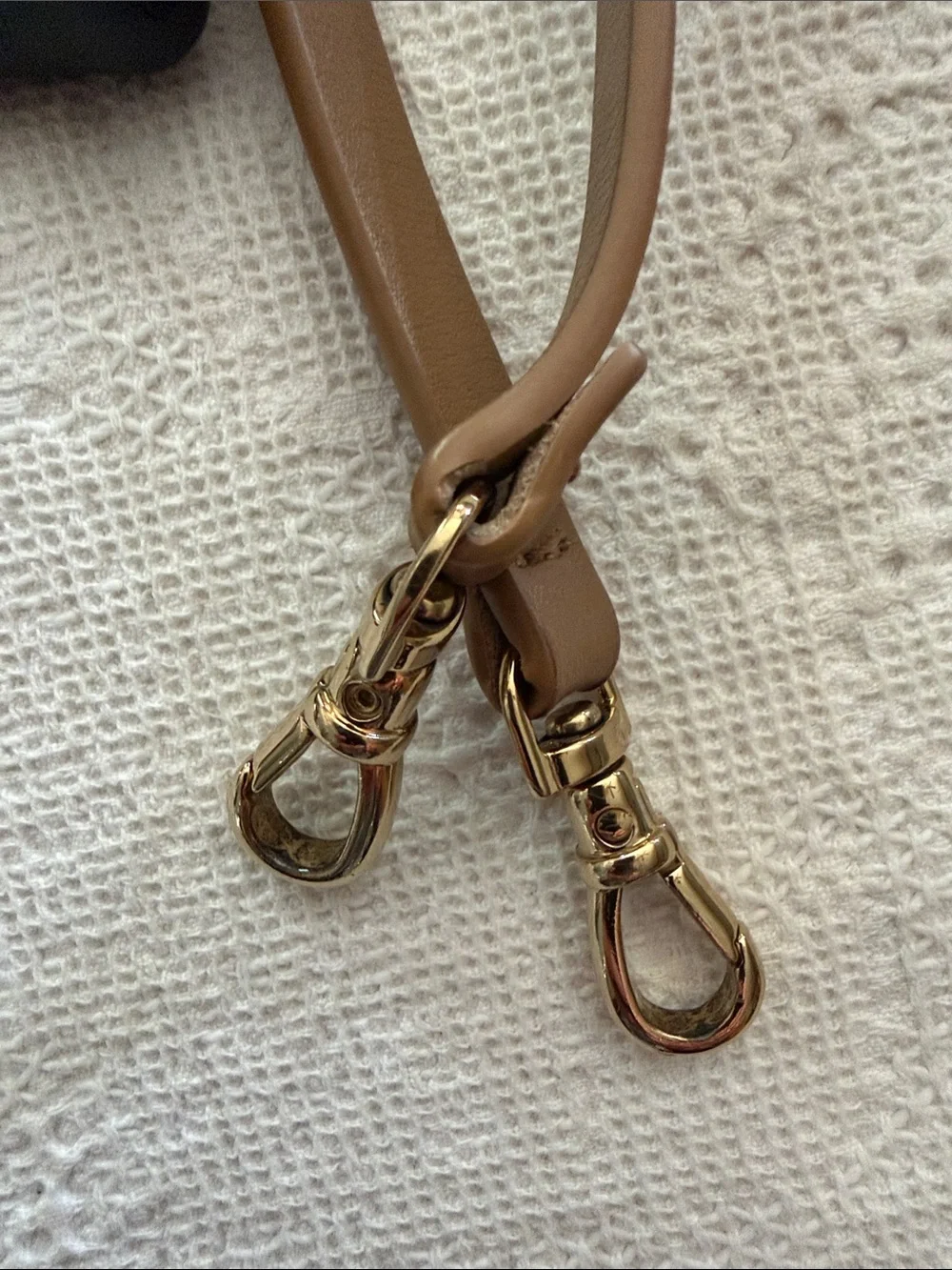 Tan Crossbody Phone Wallet Set by Bandolier
